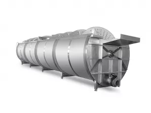 спиральный холодильный и кровопускной бак